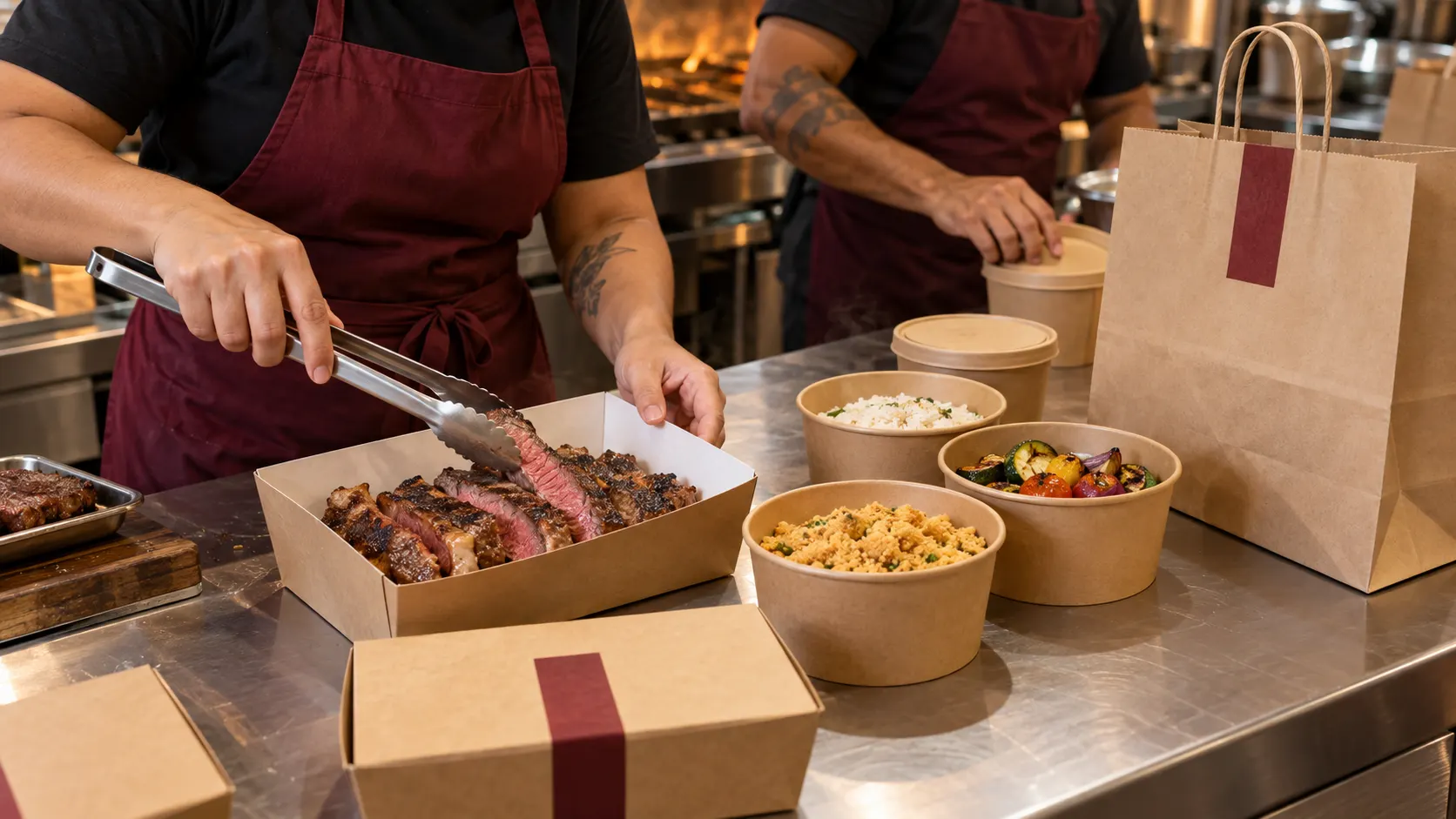 Ambiente de steakhouse